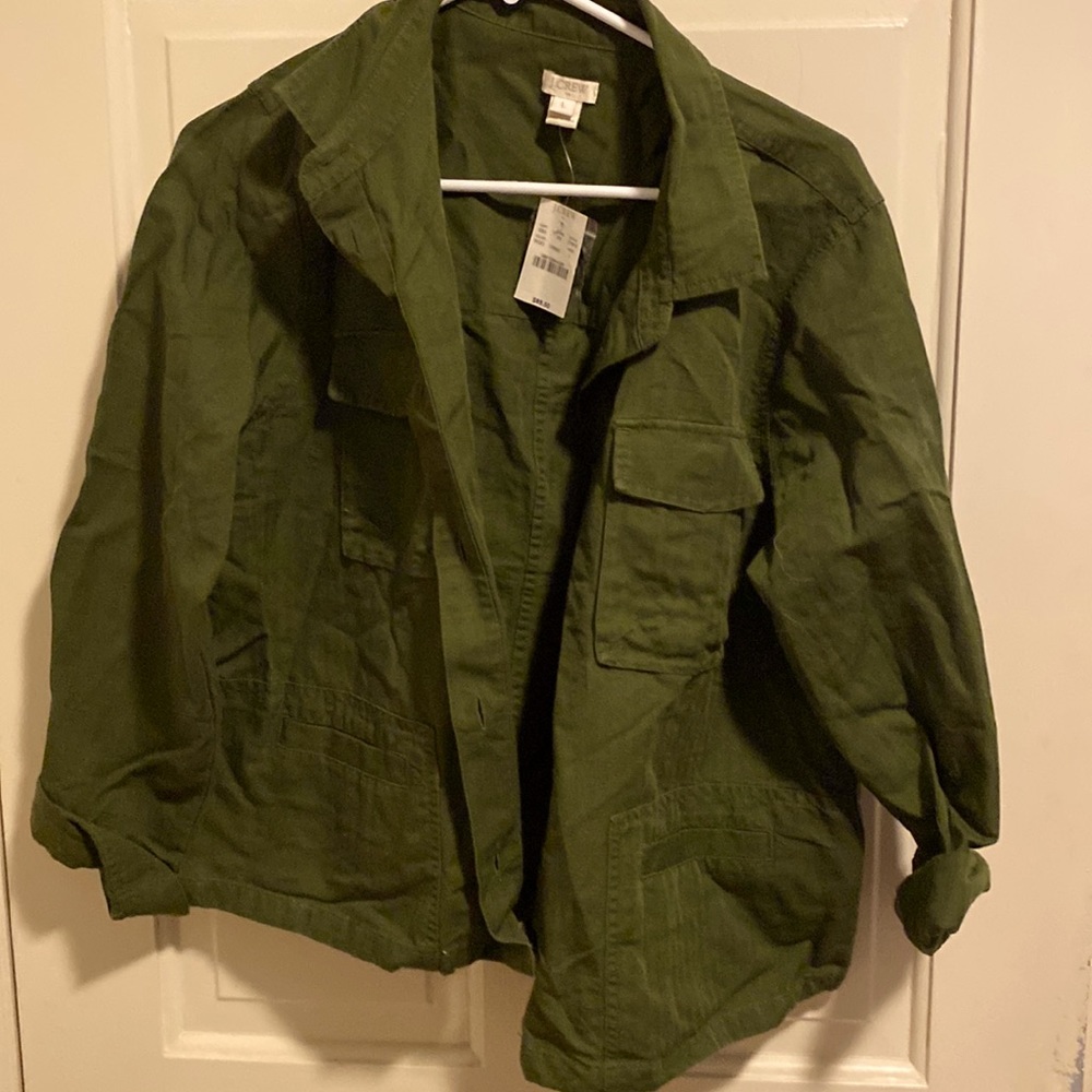 Dark green J Crew jacket NWT